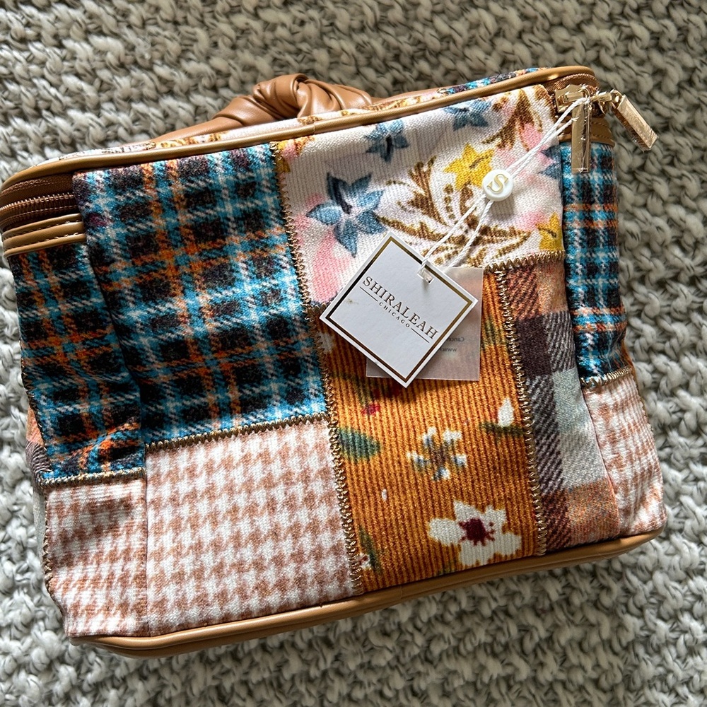 NWT Anthropologie Shiraleah Cosmetics Bag Boho Patchwork Hippie Exclusive - Picture 9 of 12